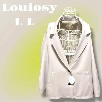 Louiosy 무지 & 체크 무늬 테일러드 자켓 L L