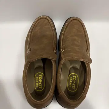 TOP-FIT 브라운 슬립온 25.5 EEE