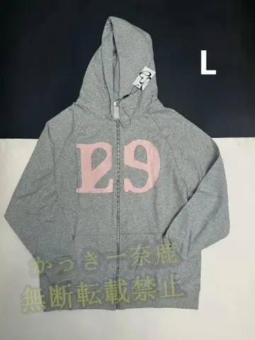 ILLIGO 129 로고 그레이 후드 부착 후드티 29 프린트