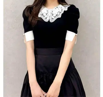 dazzlin 데코라 컬러 턱 상의