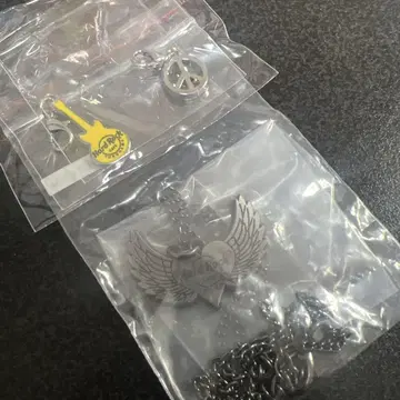 [ HARD ROCK ] 하트 목걸이 참 세트