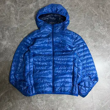 UNIQLO y2k 울트라 라이트 다운 다운 파카 블루