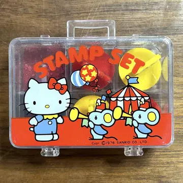 산리오 키티 스탬프 당시 물건 1976년 제작