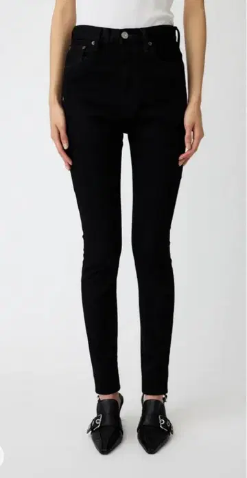 MOUSSY HW Rebirth BLACK SKINNY 23인치