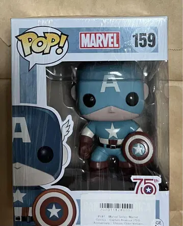 캡틴 아메리카 펀코 팝 Marvel 75주년 기념 보블헤드