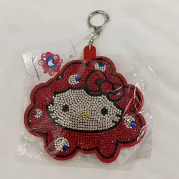 키티 미야쿠미야쿠 키리 키라키라 가죽 키링 sanrio 산리오