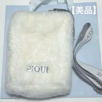가격 인하 중 젤라또피케 화이트 퍼 미니 숄더백 gelatopique