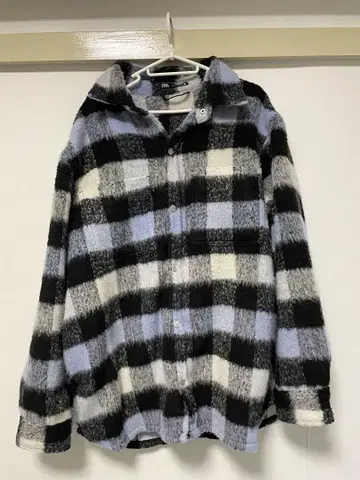 ZARA 체크 무늬 셔츠 L 사이즈