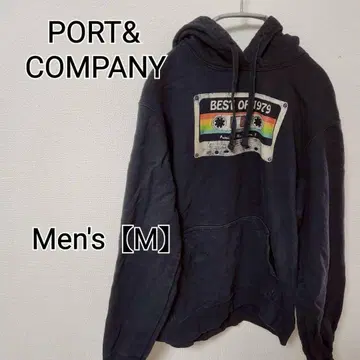 z189 [ PORT&COMPANY ] 후드티 ( 남성용 M ) 블랙