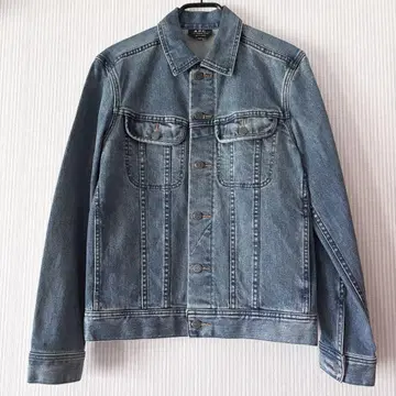 A.P.C. 아페쎄 스트레치 데님 자켓 라이트 블루 XXS