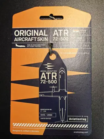 제트 에어웨이즈 Aviationtag ATR72-500 블랙