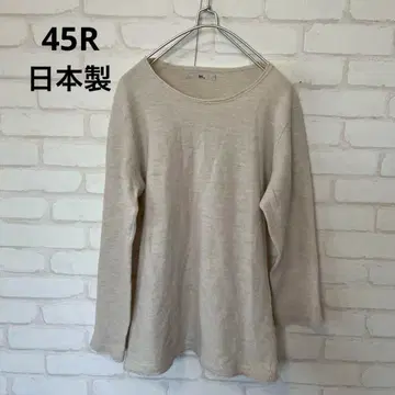 45R 포티파이브알 울 크루넥 니트 일본제