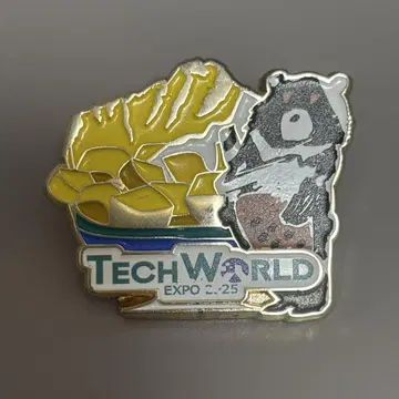 오사카 간사이 만박 핀 배지 tech world 테크 월드