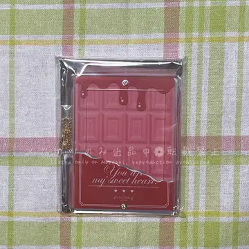 후쿠야 포토 카드 아크릴 프레임 초콜릿 레드