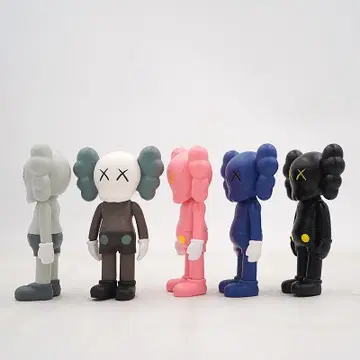 KAWS 가동식 캐릭터형 피규어 5개 세트