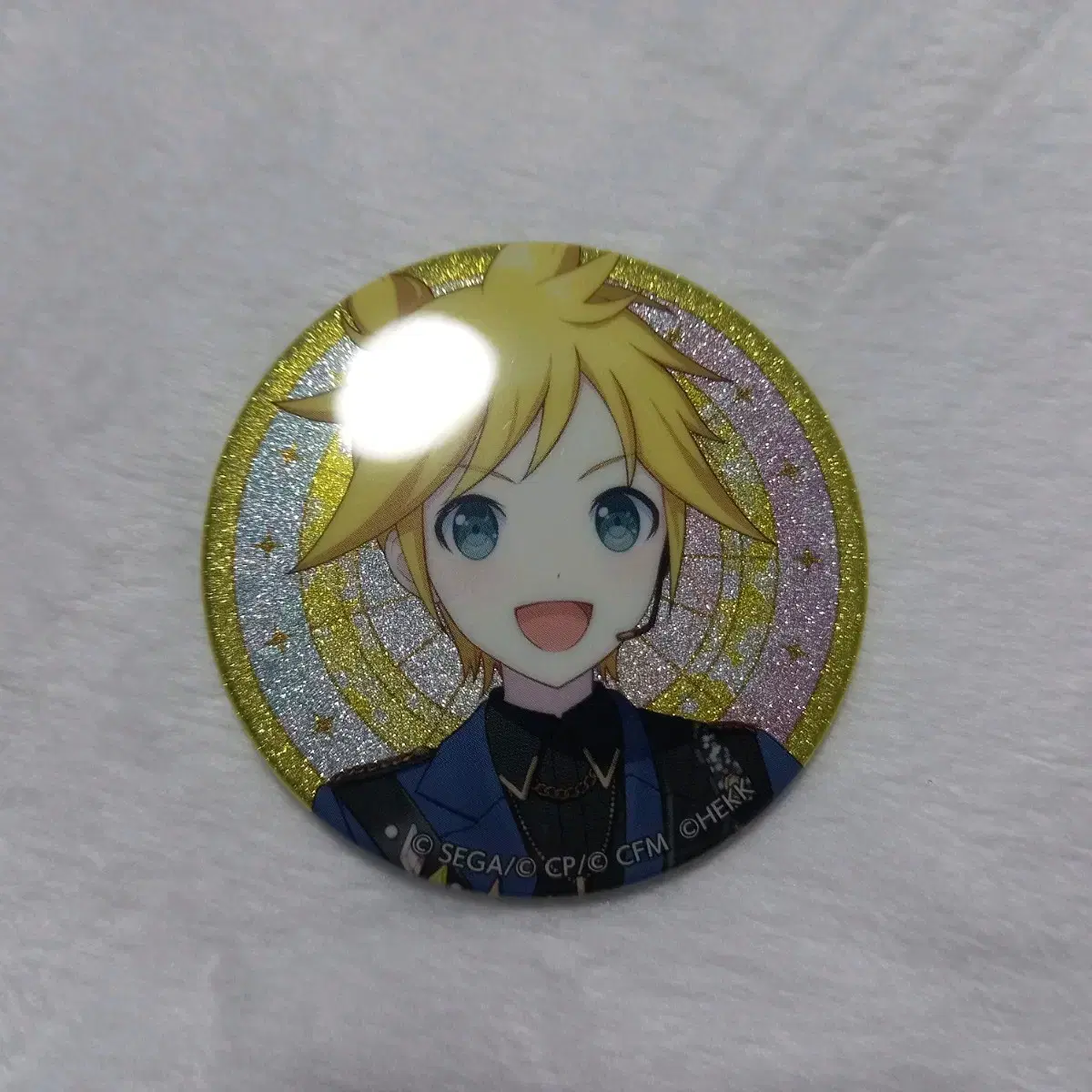 Project Sekai Ensemble Stars Collaboration Kagamine Ren Can Badge