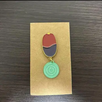 오사카 만박 아랍에미리트 연합국 대추 모티브 핀 배지 빨간색