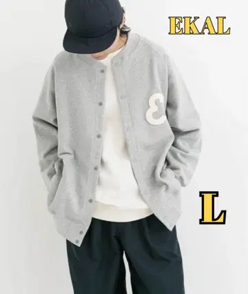 새상품급 에카 맨투맨 가디건 후드티 트레이닝복 L