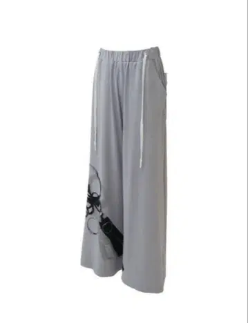 S print sweat pants charm