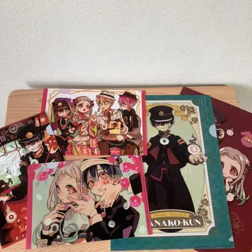 지박소년 하나코 군 낱개 판매 불가 프린세스 카페 클리어 파일 세트