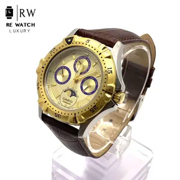 7-3928 CASIO MD-739 크로노그래프 손목시계 20BAR