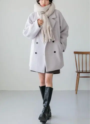 LOWRYSFARM 샤기 루즈 자켓