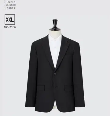 새상품급 ] UNIQLO 커스텀 오더 XXL 블랙 테일러드 자켓
