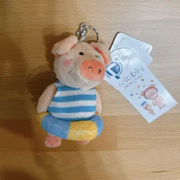 NICI 대만 한정판 위블리 피그 봉제 인형 키링 마스코트 튜브