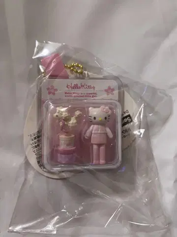 익명 배송 산리오 미니어처토이 키링 헬로키티 핑크