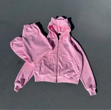 9090girl 핑크 셋업 바지