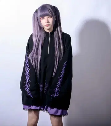 KRY ZIP 트레이닝복 FUSINKAN 블랙 x 퍼플