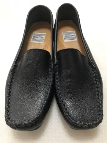 blanc bleu 블랑블루 로퍼 슬립온 천연 가죽 22cm