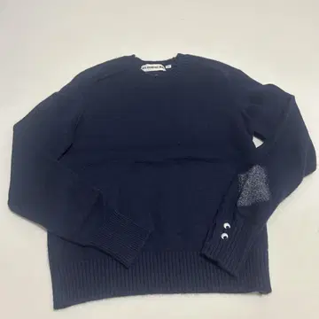 ANYA HINDMARCH 네이비 니트 스웨터 M 캐시미어 100%
