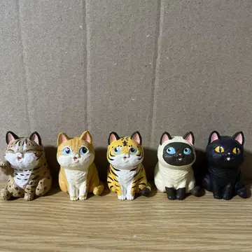 Jinart 고양이 섬 피규어 5마리 세트 대만