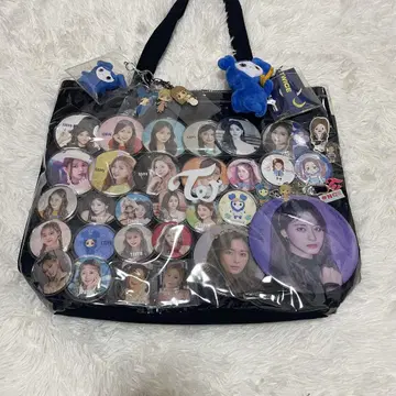 TWICE 쯔위 이타백 캔뱃지 토트백 묶음 판매