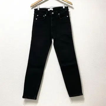 새상품급 자라 ZARA 데님 청바지 팬츠 블랙
