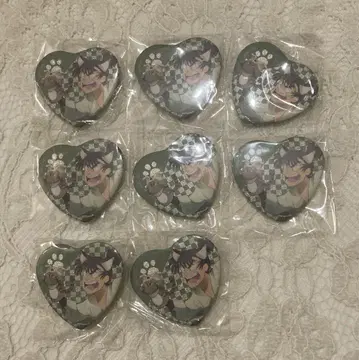 닌타마 란타로 식만류삼랑 난자타운 하트 캔뱃지