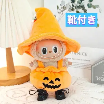 17cm LABUBU Labubu 의류 할로윈 인형옷 신발 포함