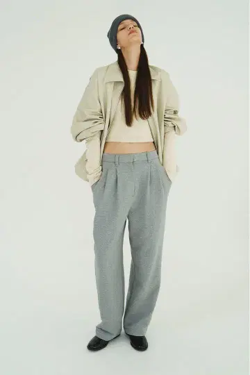 CLANE TWO TUCK SWEAT PANTS