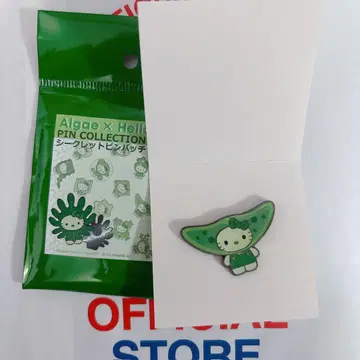 오사카 만박 일본관 해조 키티 핀 배지 미카즈키모