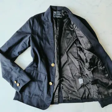 빈티지 테일러드 자켓 네이비 블레이저 골드 버튼 네이비 경량 M