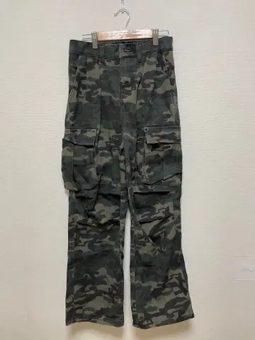 카모 패턴 카고 팬츠