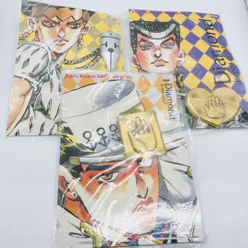 죠죠의 기묘한 모험 제일복권 F상 배지 3종 세트