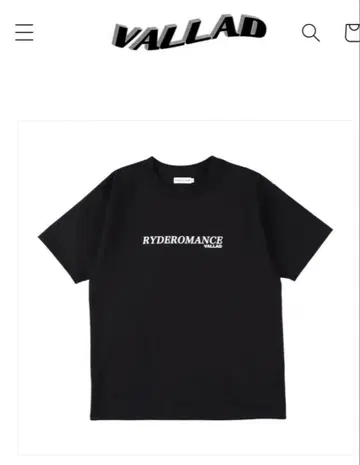 VALLAD RYDE ROMANCE 티셔츠(IO 착용)