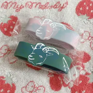 Chevon/라바밴드/그린/핑크