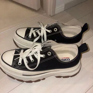 CONVERSE 블랙 통굽 스니커즈 [ 24cm ] 새상품급