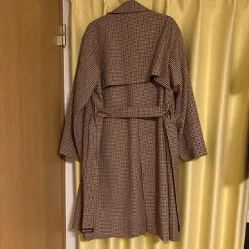 [ FREAK'S STORE ] 체크 트렌치 오버코트 M 남성용