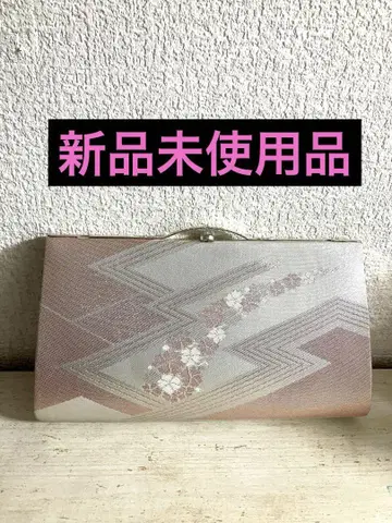 [ 미사용 새상품 ] 일본 의류용 백 핑크 꽃무늬