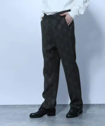 HARE 다마스크 이지 팬츠 브라운