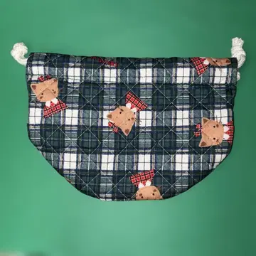 [ 쇼와 레트로 레어 ] SANRIO 윙키핑키 퀼팅 복조리 파우치